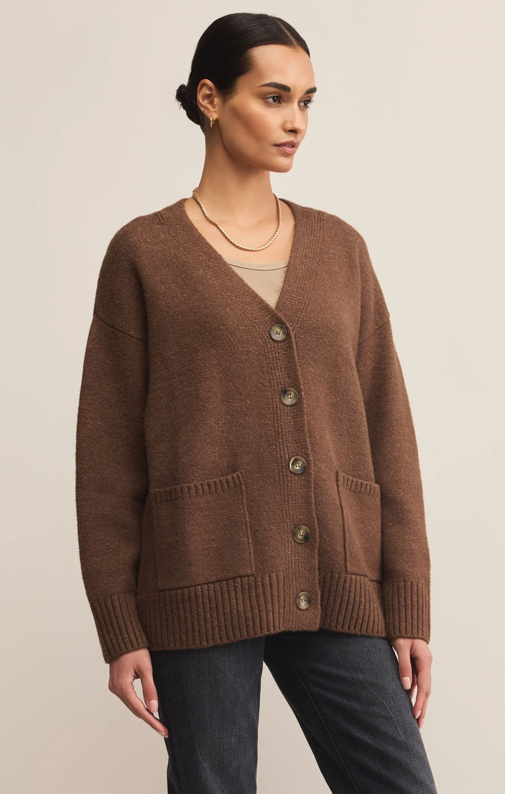 Z Supply Theo Cardigan Suede