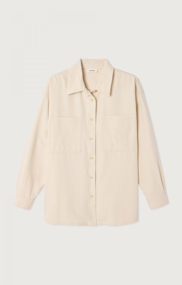 American Vintage Shirt Lycaz Ecru