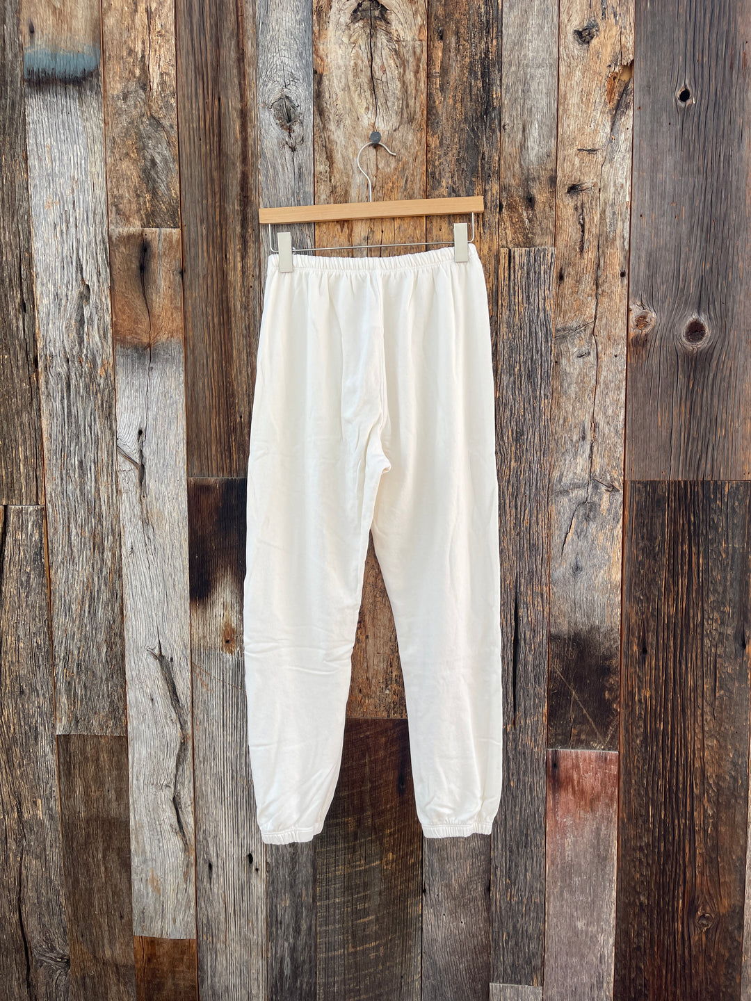 Perfect White Tee Johnny French Terry Easy Sweatpant Bright Ivory