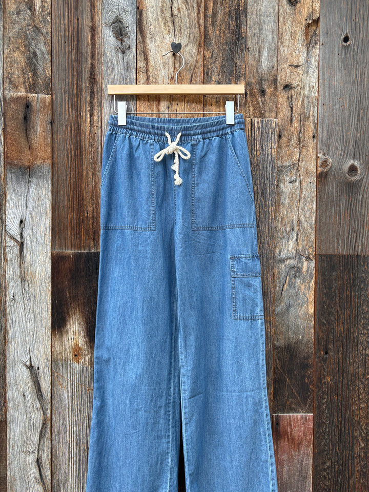 Dylan Cargo Pant Denim