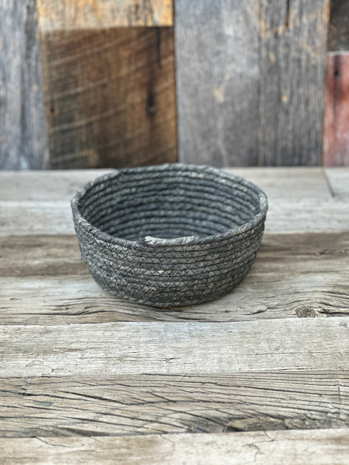 Homart Gideon Low Round Bowl Medium Black