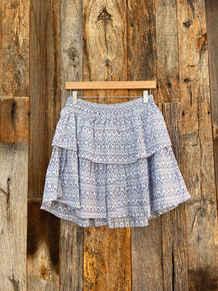 Dylan Isha Ruffle Skirt Blue