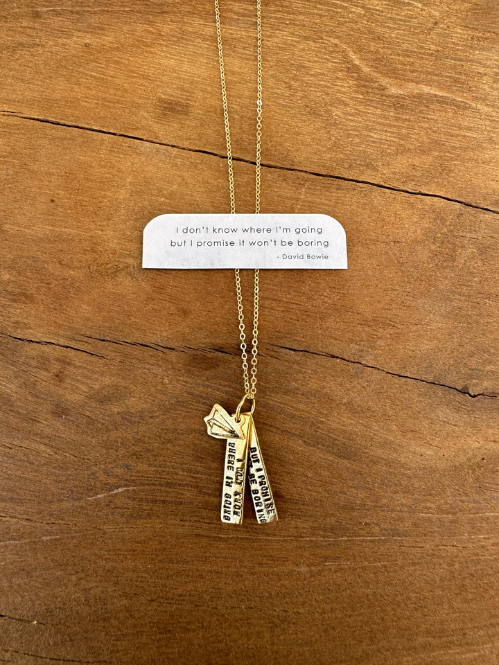 Chocolate & Steel David Bowie 16"-18" GV w/ Charm