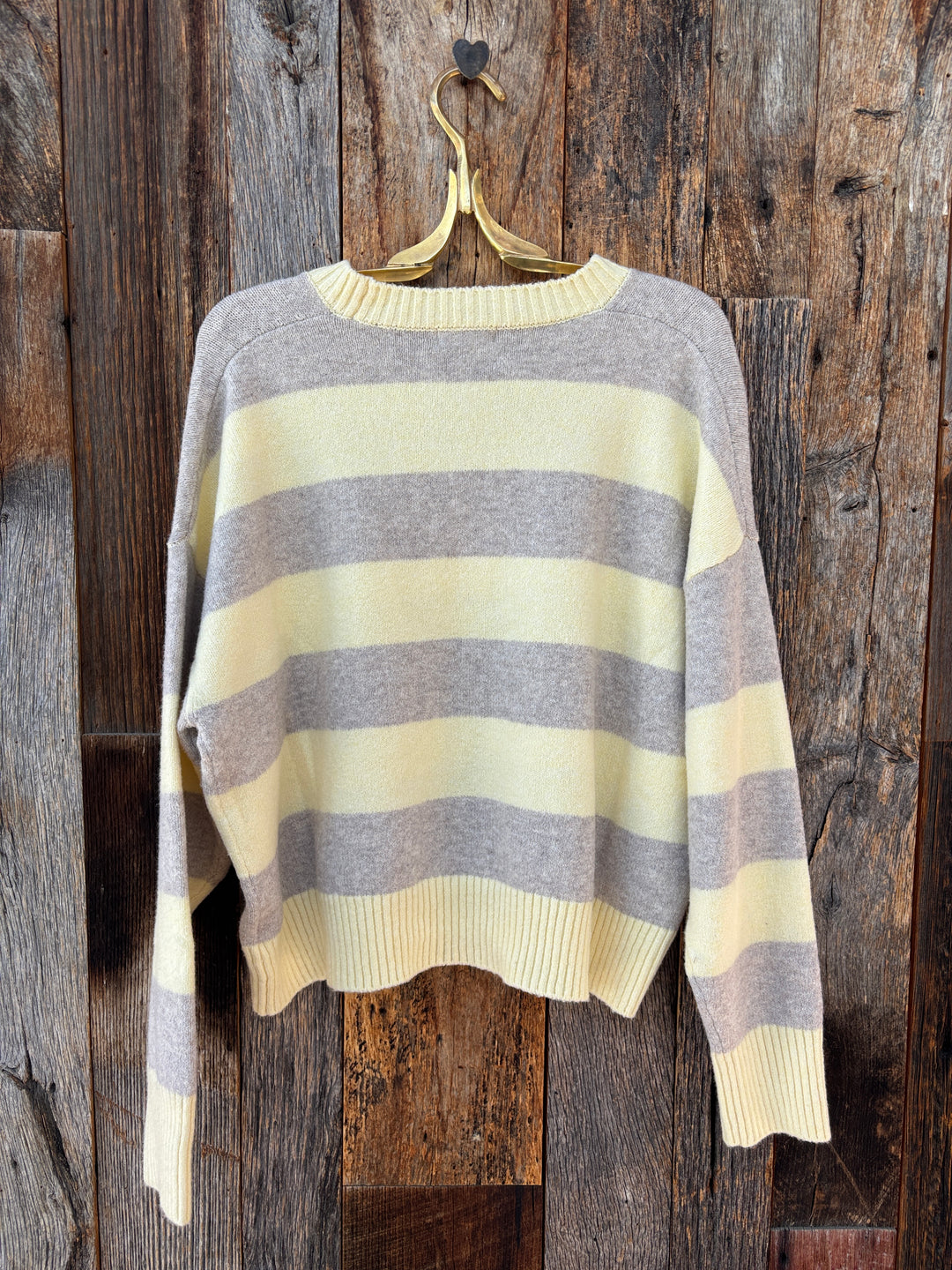 Z Supply Cirrus Stripe Sweater Sunnyside