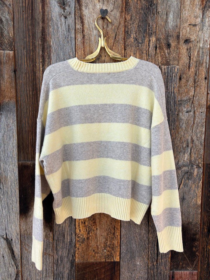 Z Supply Cirrus Stripe Sweater Sunnyside