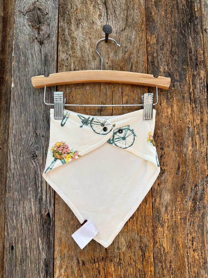 Milkbarn Kerchief Bib Floral Bicycle