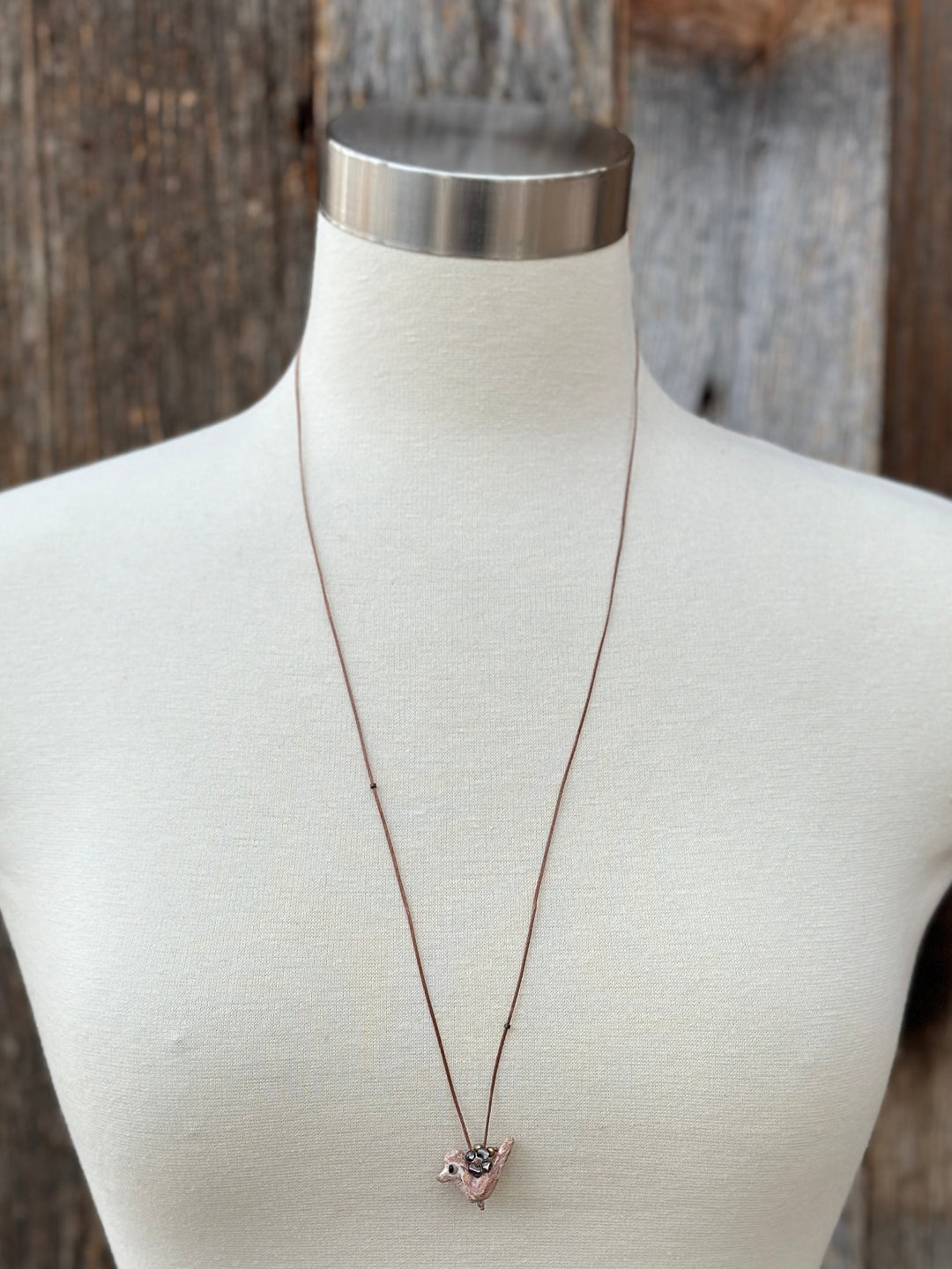 River Song Winter Bird Necklace