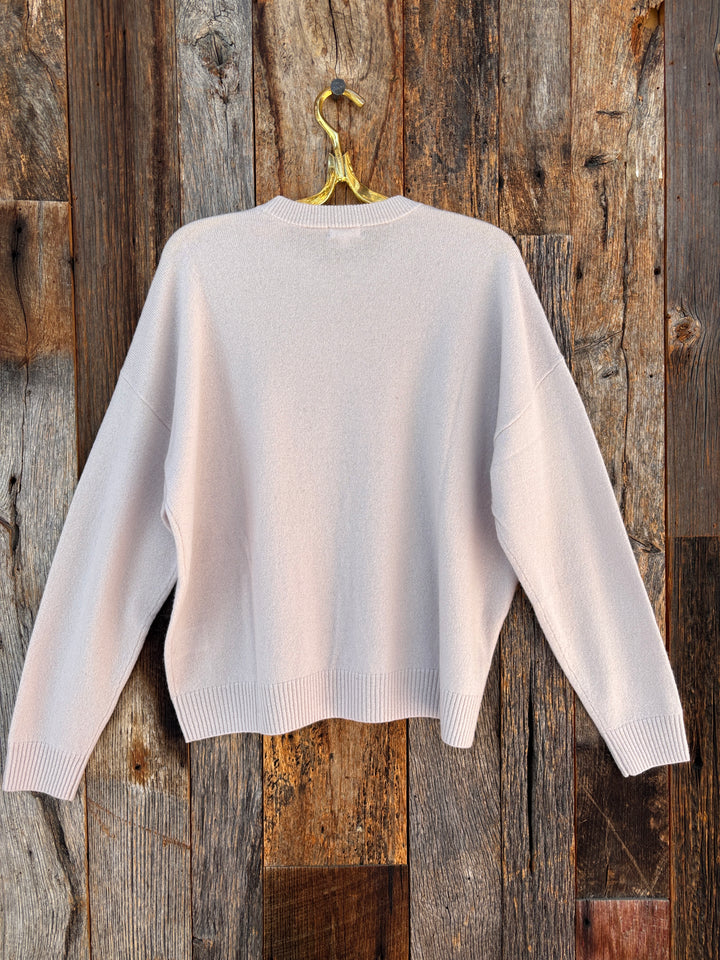 Minnie Rose Cashmere Oversized Sweater Fog