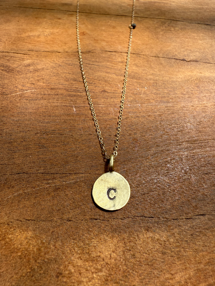 CLP Circle Charm Necklace - C