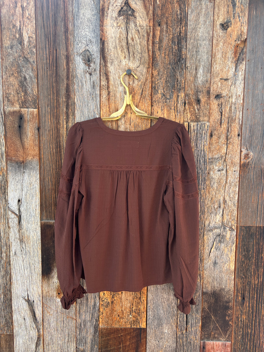Saltwater Luxe Lyrra Top Chocolate