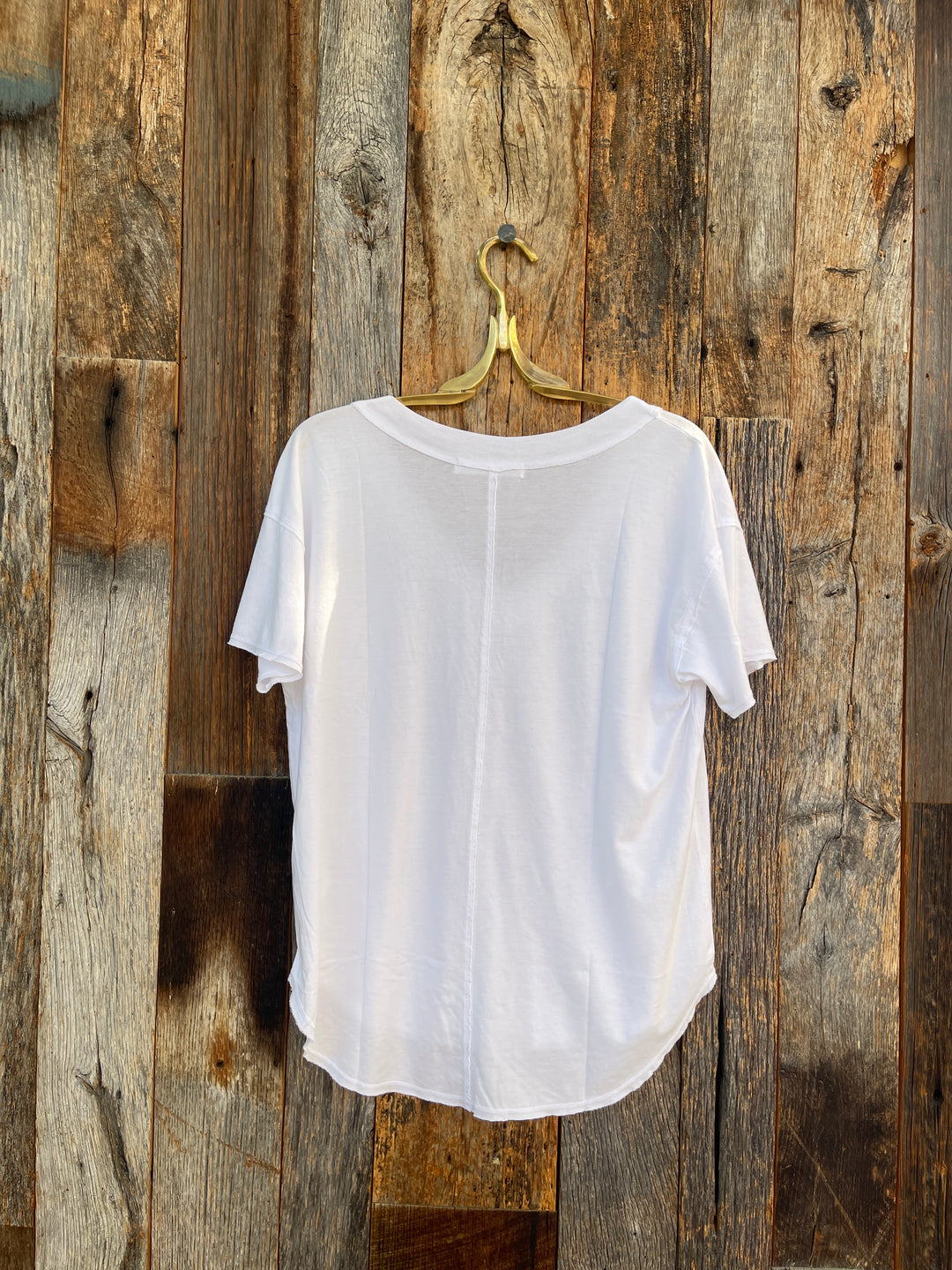 Project Social T Baltimore V-Neck Tee White