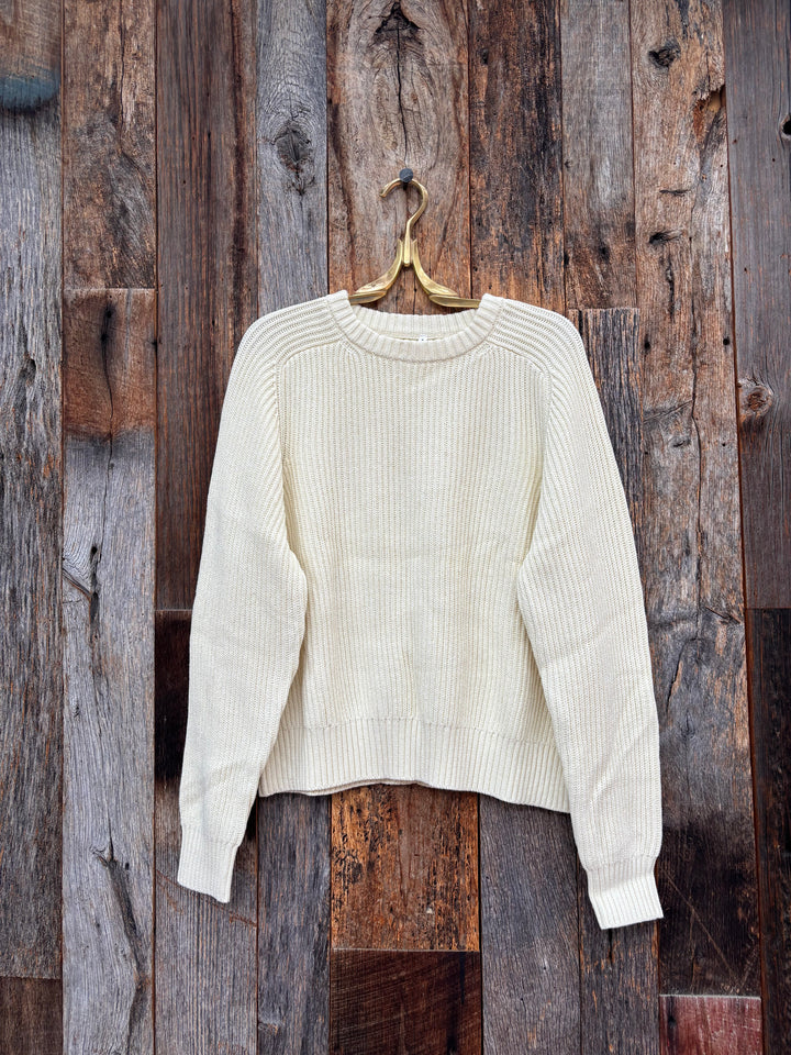 Paper Label Avery Crew Neck Sweater Butter