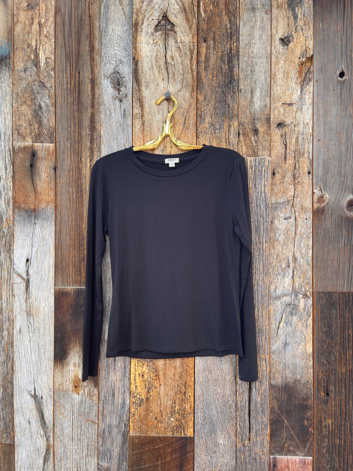 Dylan L/S Modern Tee Black