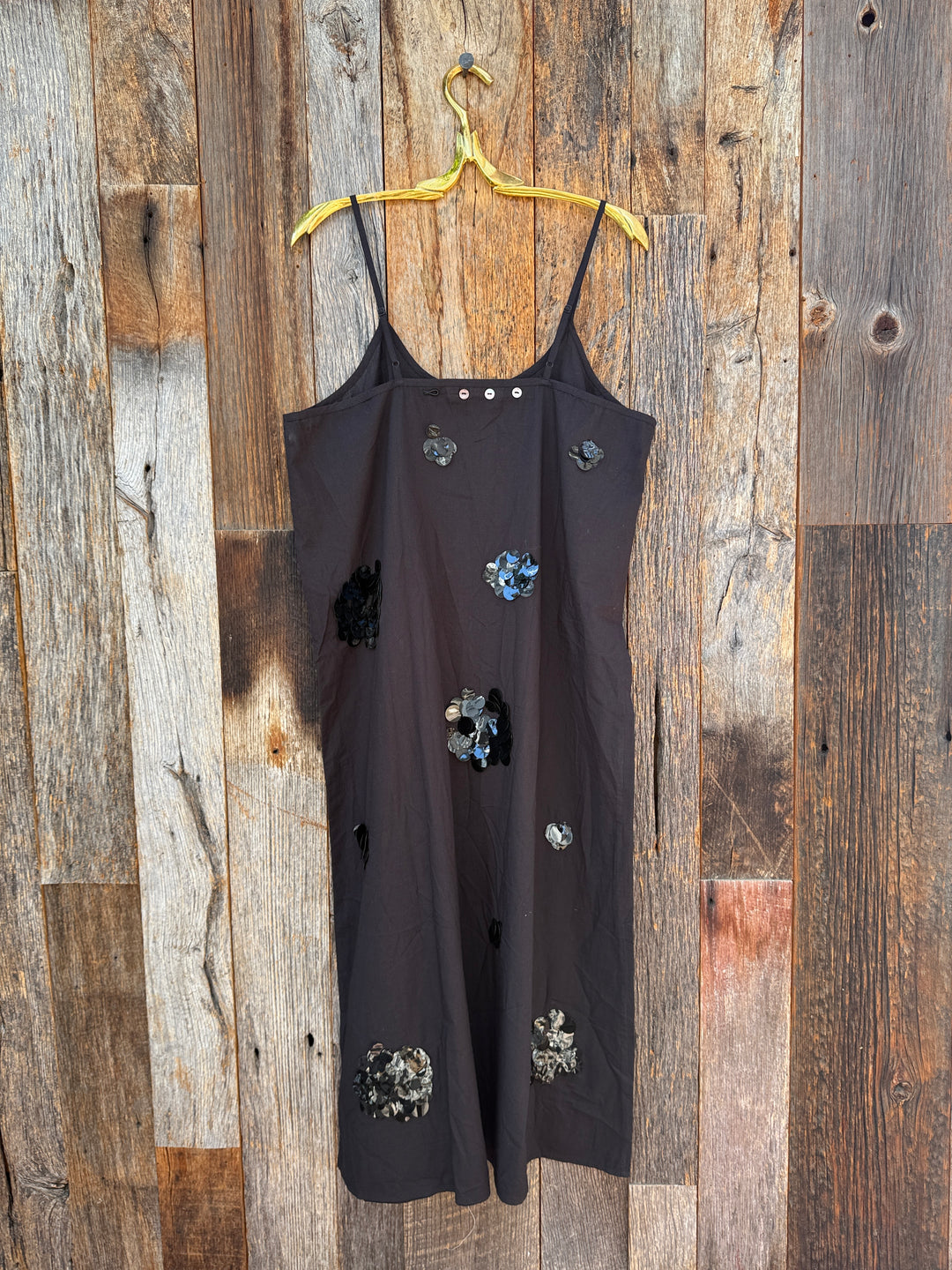 Chan Luu Black Slip Dress