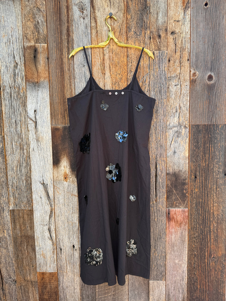 Chan Luu Black Slip Dress