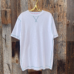 True Grit Heritage Slub W/ Contrast Coverstitch White