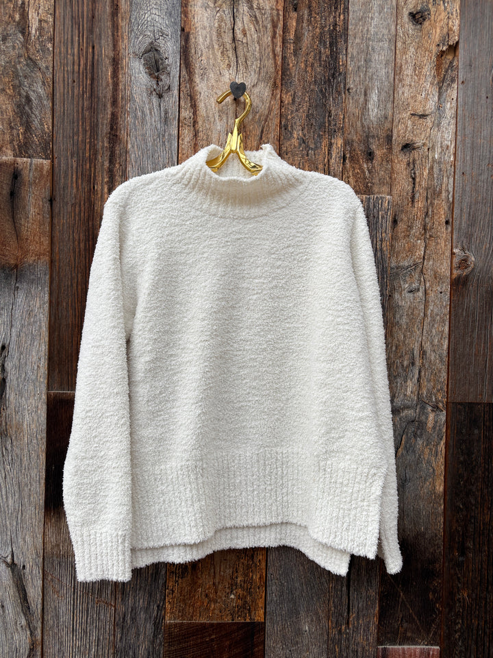 Dylan Mock Pullover Winter White