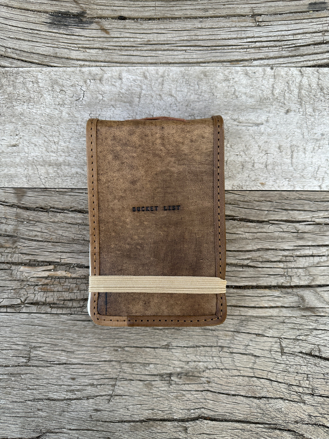 Sugarboo Mini Leather Journal Bucket List 4x6 LJ193