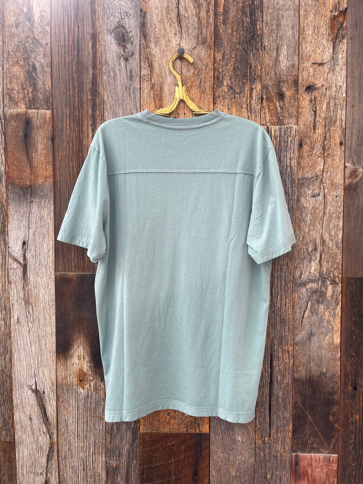 True Grit Secret Wash S/S Crew Neck Aquifer