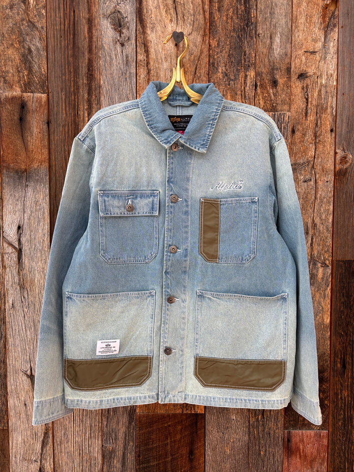 Alpha Industries Denim Relaxed Chore Coat