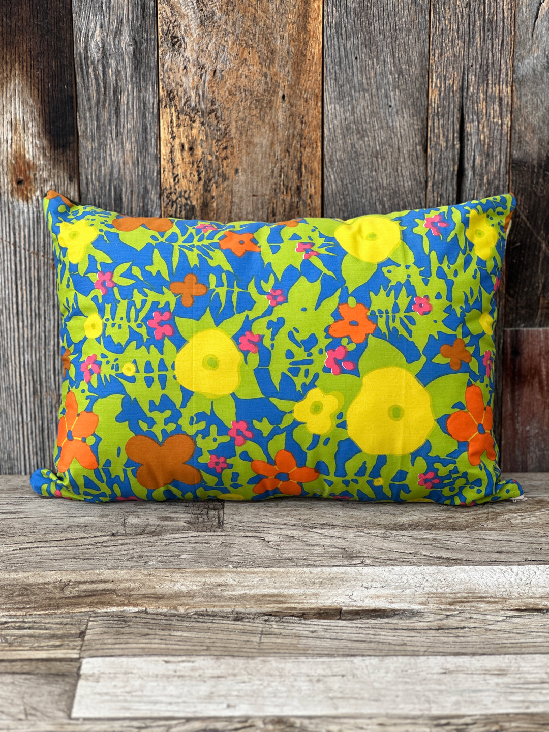 Totem Salvaged Black Donkey w/ Flower Baskets P-2DH-VS