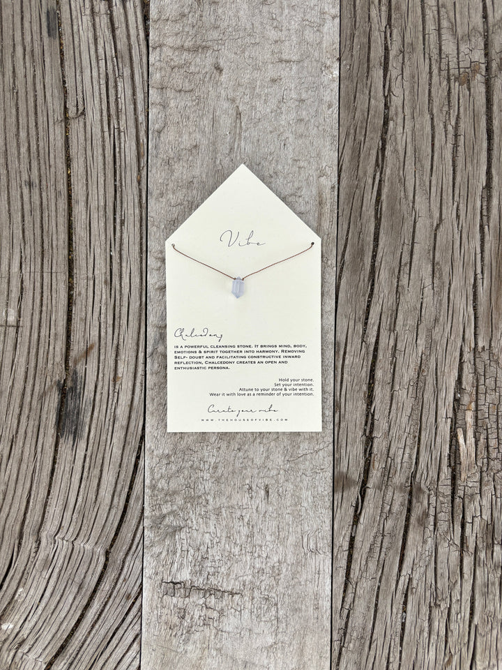 Vibe Necklace Chalcedony