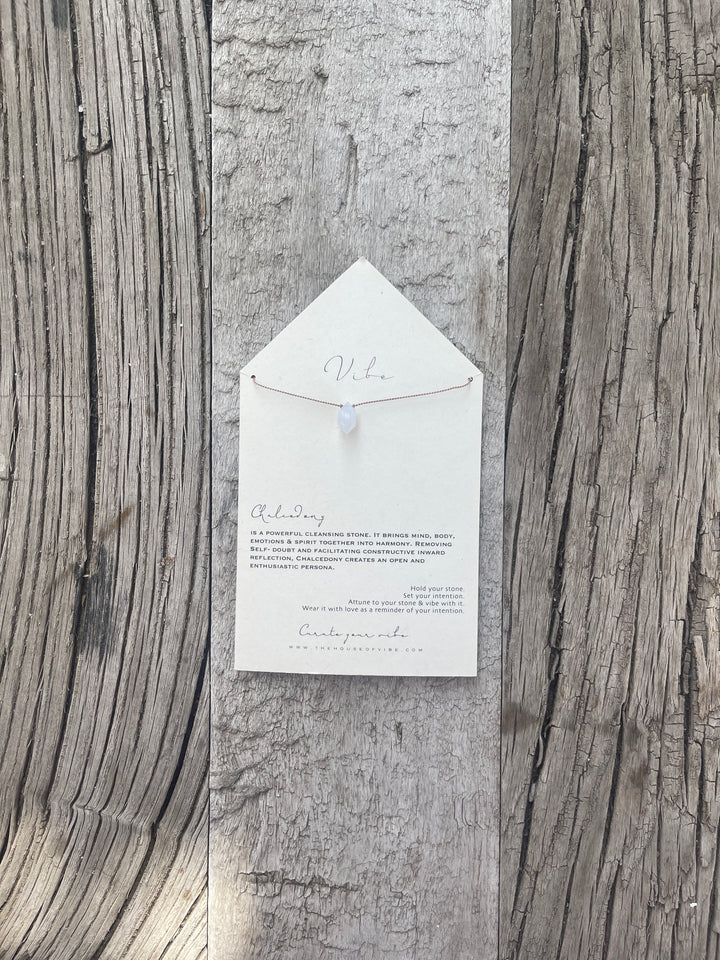 Vibe Necklace Chalcedony