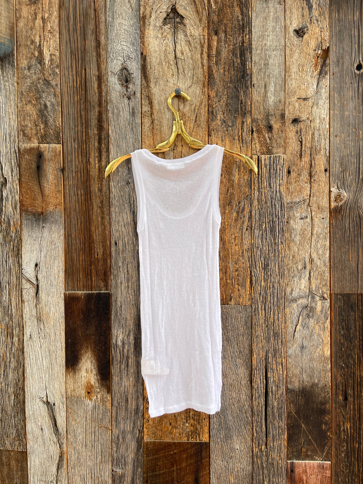 American Vintage Massachusetts Tank Blanc MAS00H25