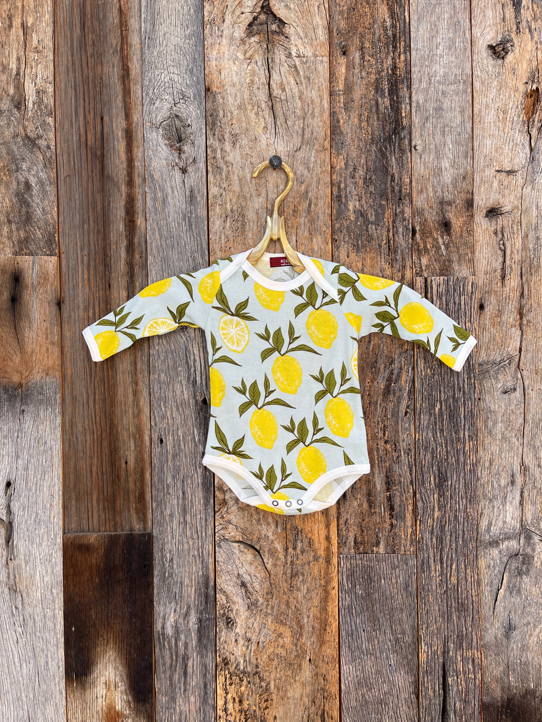 Milkbarn L/S One Piece Lemon 33089
