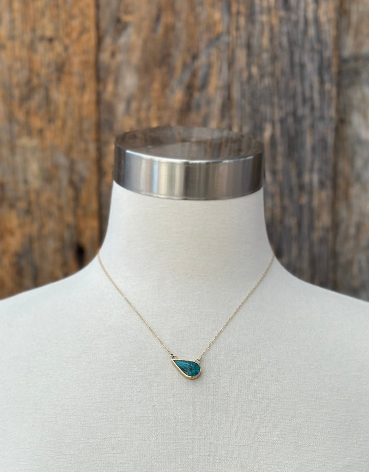 Robin M Designs Opalized Wood Fossil 14K 15-17"