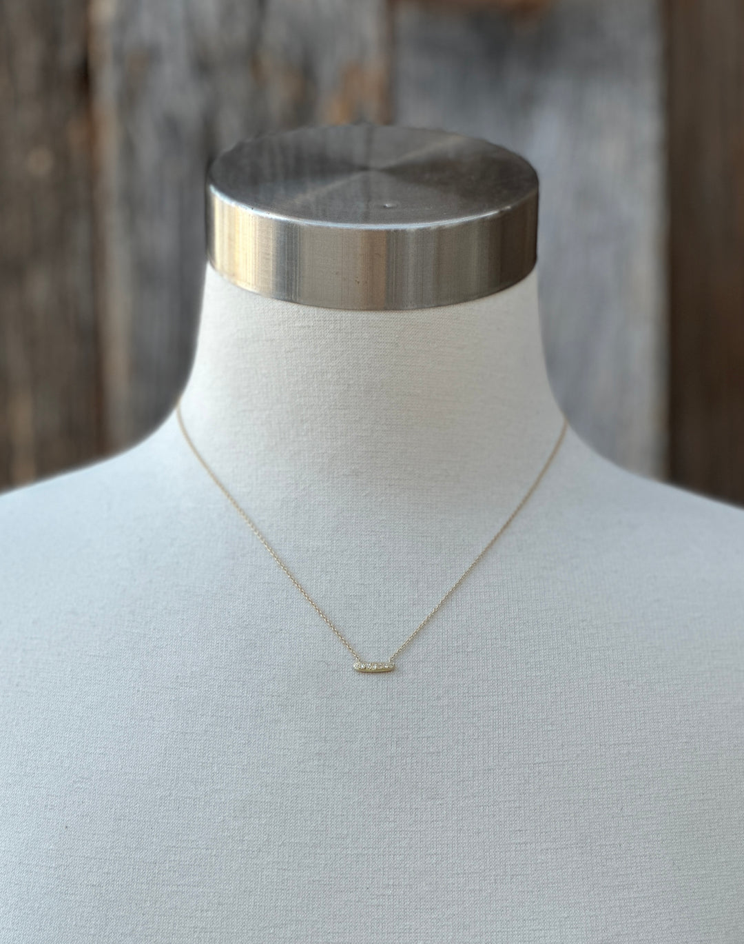 Aili Aurora Necklace White Dia 18K