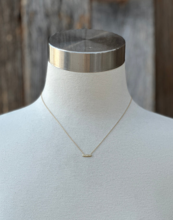 Aili Aurora Necklace White Dia 18K