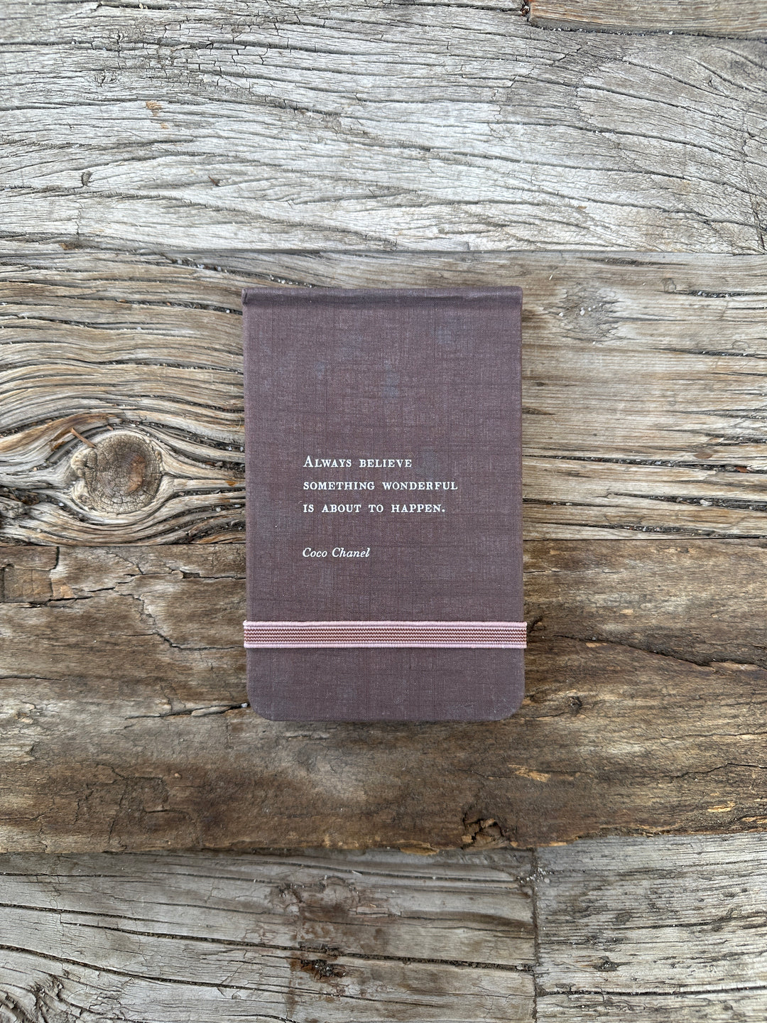 Sugarboo Coco Chanel Fabric Notebook- 3.5"x5.5"