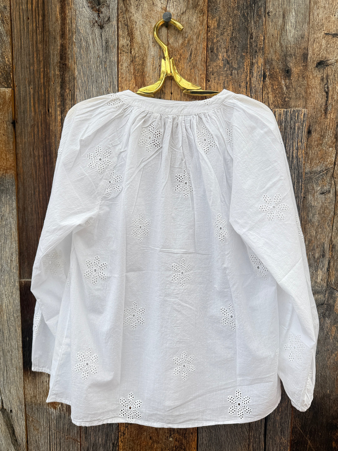 Dylan Blooms Blouse White