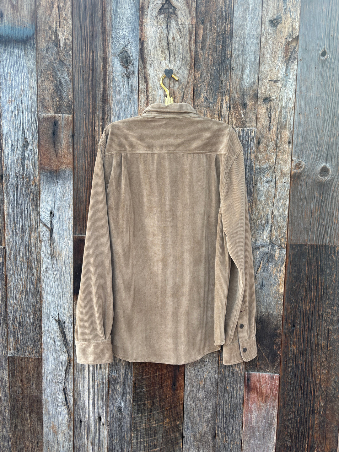 True Grit Best Stretch Cord L/S 2 Pocket Shirt Khaki