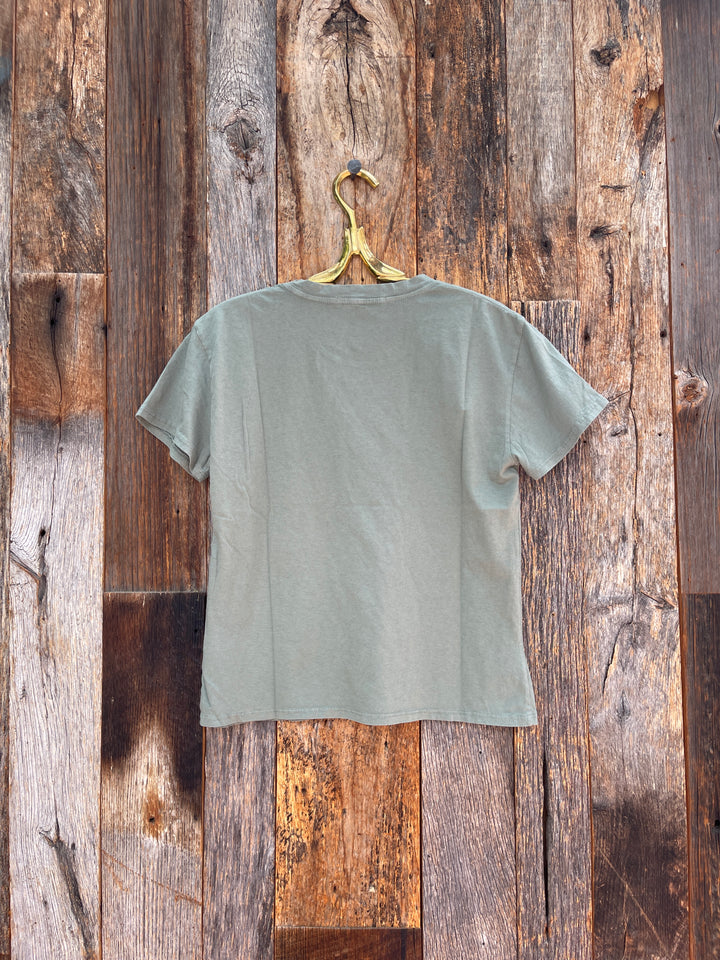 Perfect White Tee Harley S/S Boxy Crew Tee Aloe