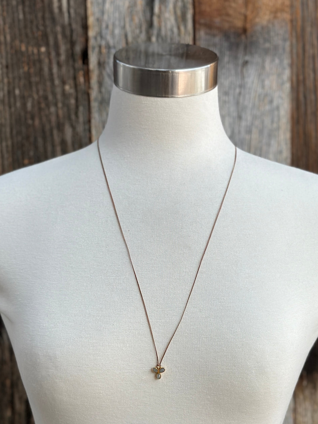 River Song Labradorite Floret Necklace F20710