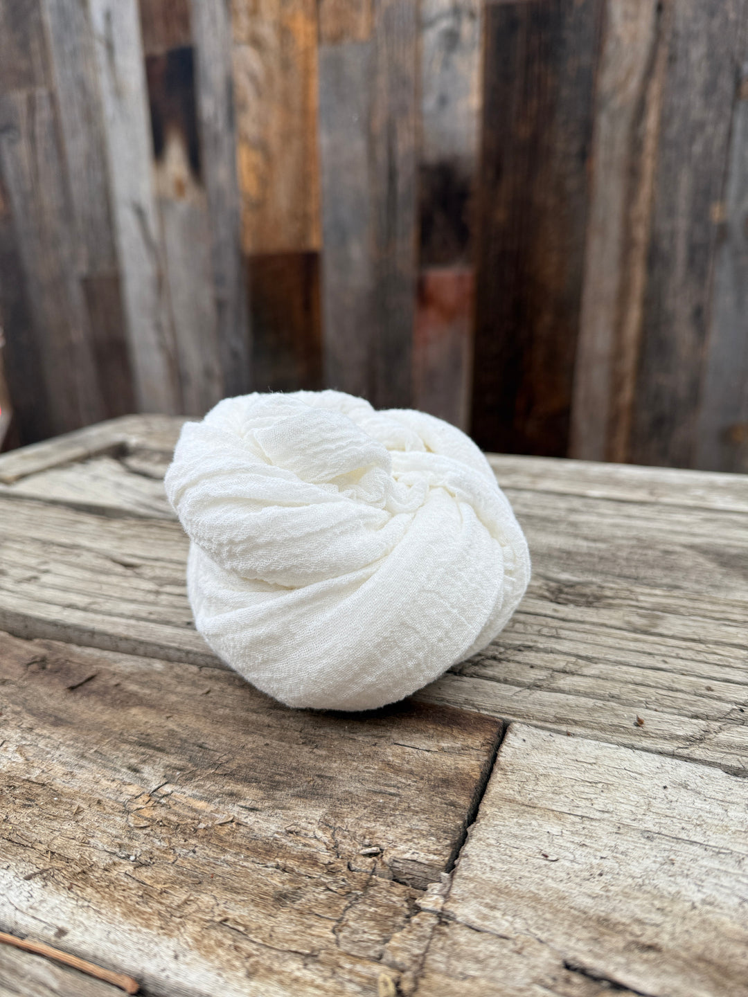 It Is Well Triangle Scarf Salt