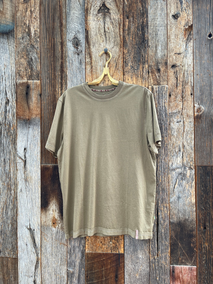 True Grit Secret Wash S/S Crew Neck Tobacco