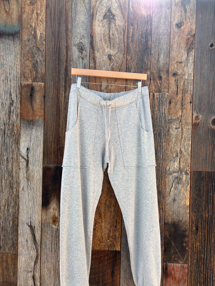 Dylan Cali Fleece Cargo Jogger Heather Grey