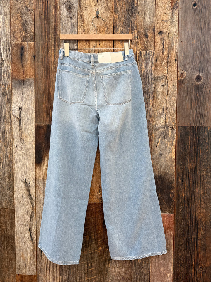 DL1961 Isabel Wide Leg Mid Rise Beachfront