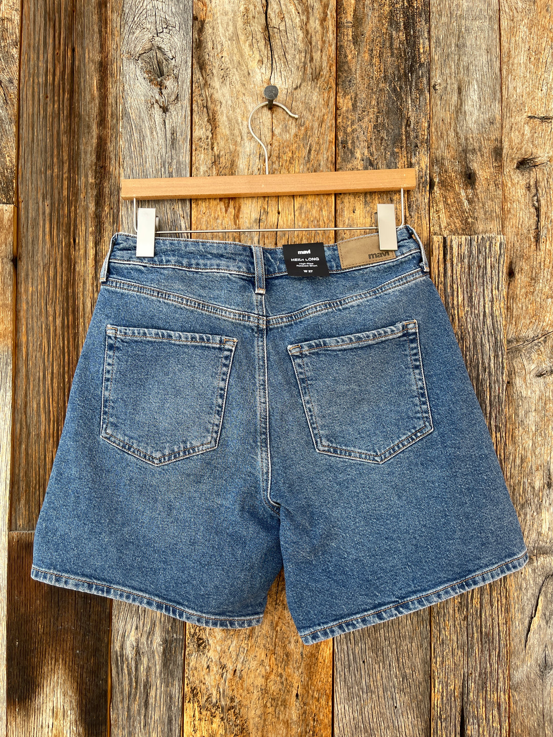 Mavi Heidi Long High Rise Dark 90'S Shorts