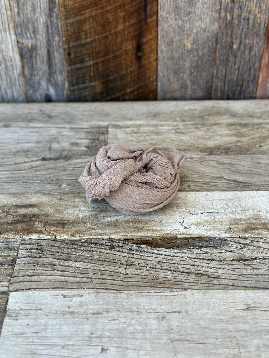 It Is Well Triangle Scarf Warm Taupe
