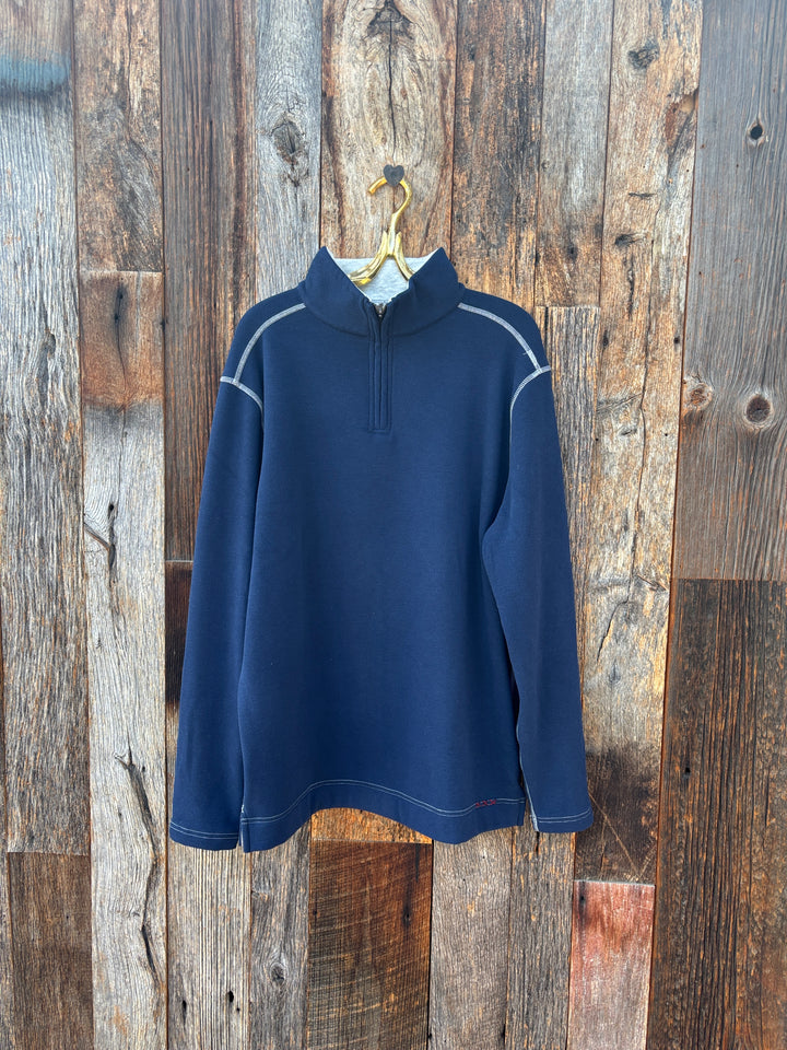 True Grit All Day 1/4 Zip Pullover Navy