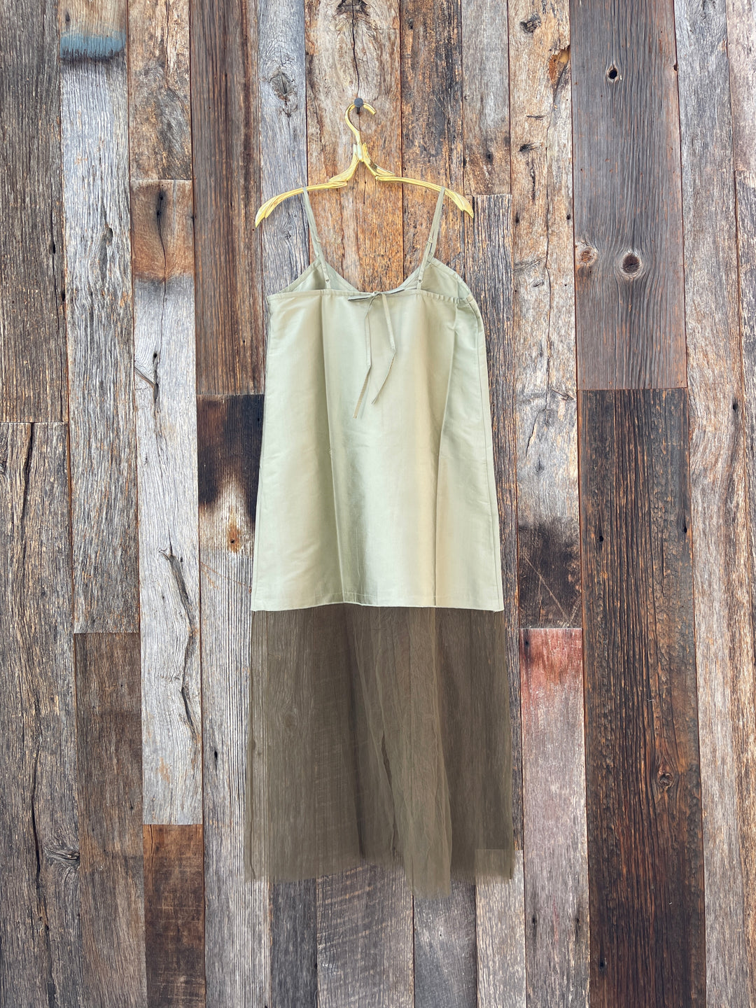 Chan Luu Silk Dress Sage PC-DR-3509