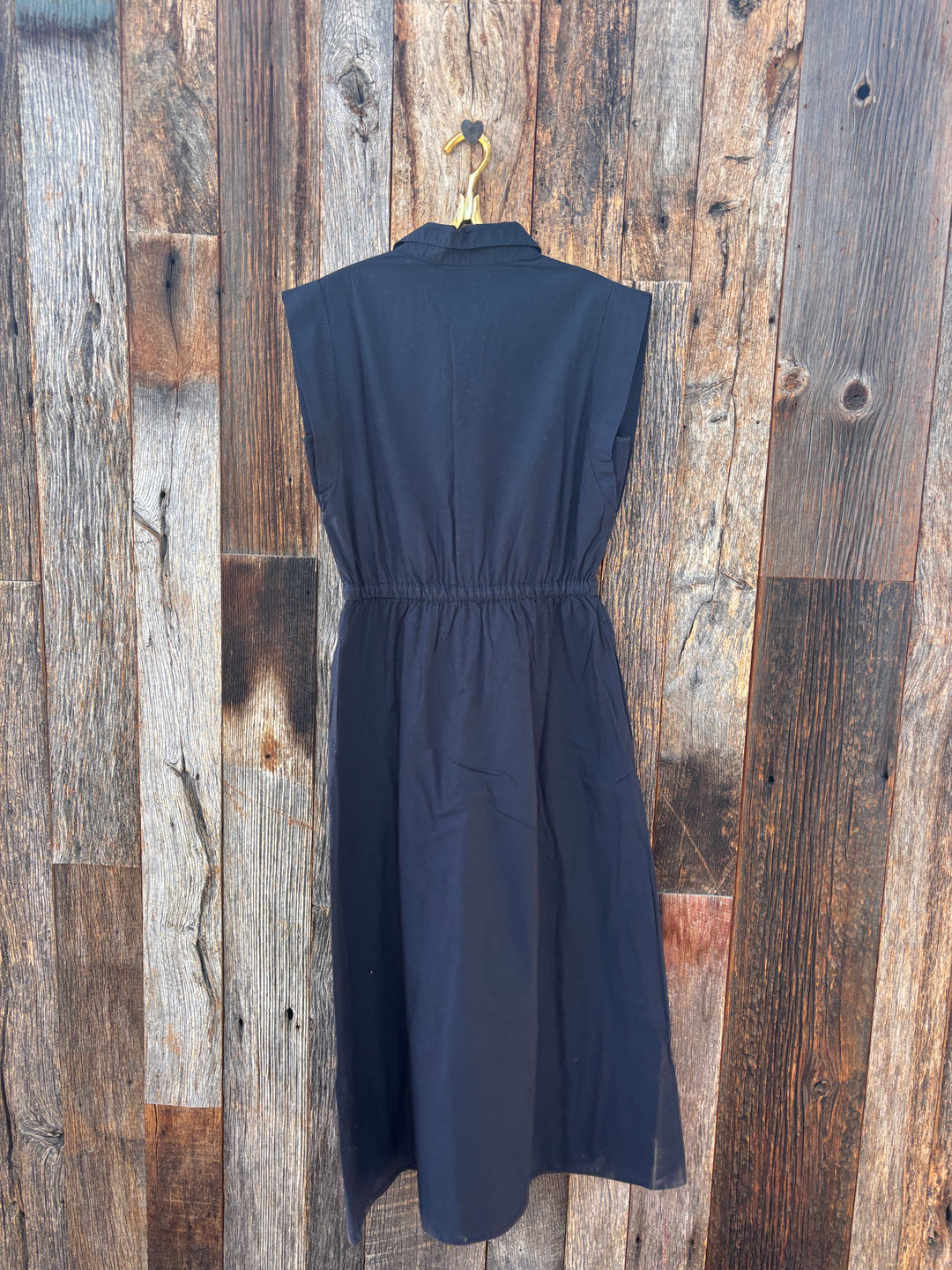 Lilla P Gusset Sleeve Maxi Dress Navy