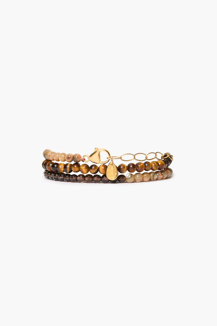 Chan Luu Gaia Naked Wrap Bracelet Abalone BG-6403