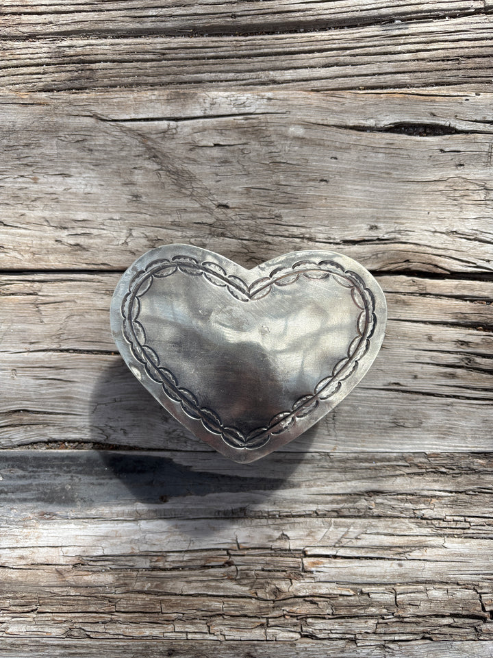J. Alexander Silver Corazon Silver Keepsake Box