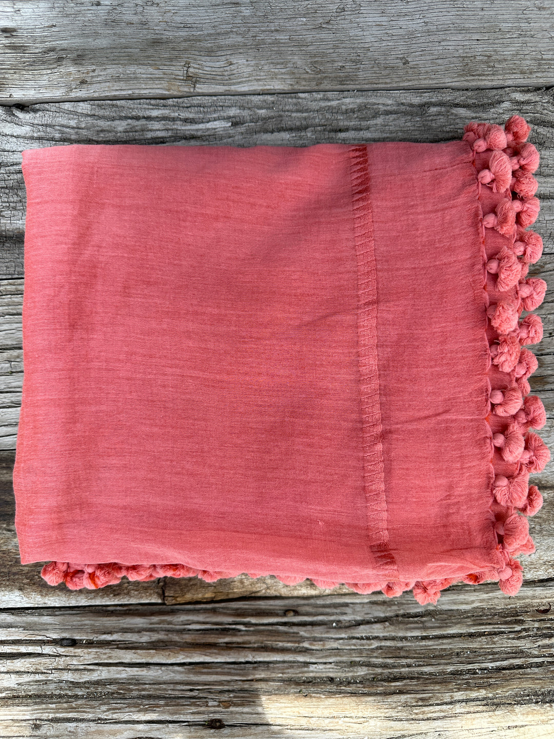 Matta Dupatta Plain Shawl Emberglow