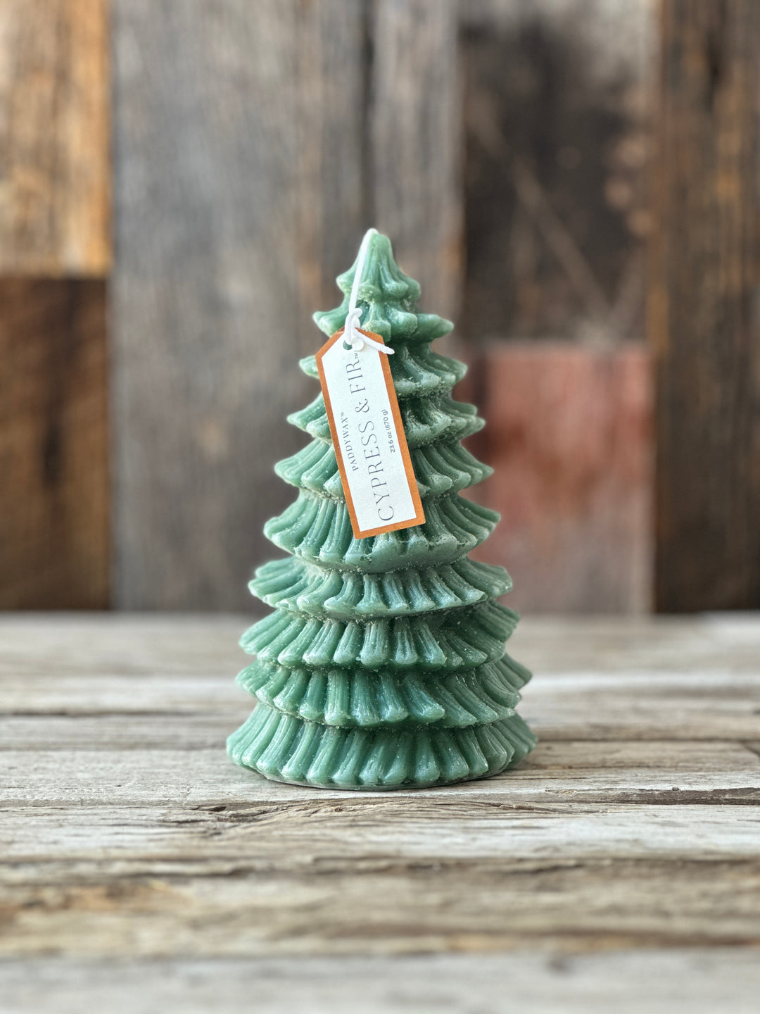 Paddywax Cypress Fir Tall Tree Totem Candle Large 5"x8"